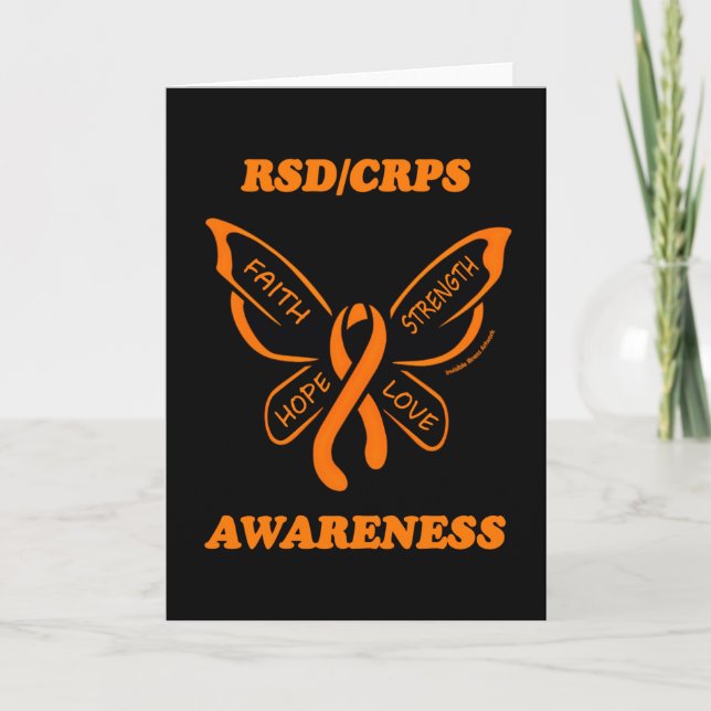 Tarjeta de Mariposa/Conciencia...RSD/CRPS (Anverso)