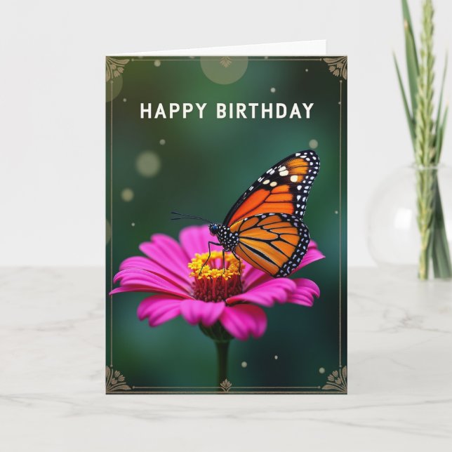 Tarjeta de Mariposa Dulce (Anverso)