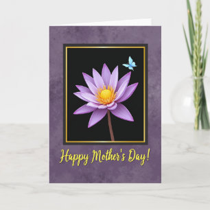 Tarjeta de Mariposa Flor de Lunares