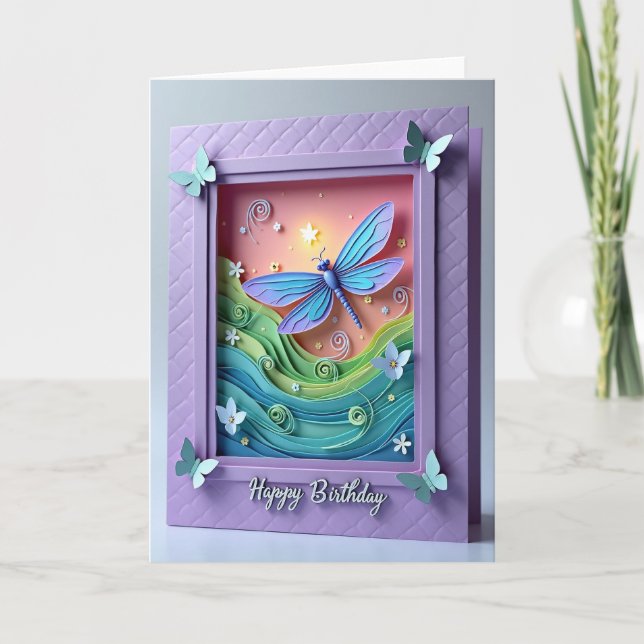 Tarjeta de Mariposa Mágica (Anverso)
