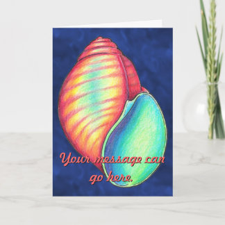 Tarjeta de marisma arco iris