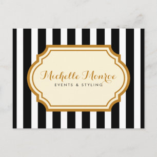 Tarjeta de marketing de planificador de eventos si