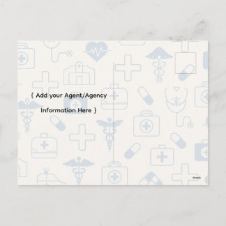 Tarjeta de marketing para agentes de seguros licen