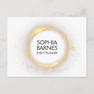 Tarjeta de marketing para planificador de eventos