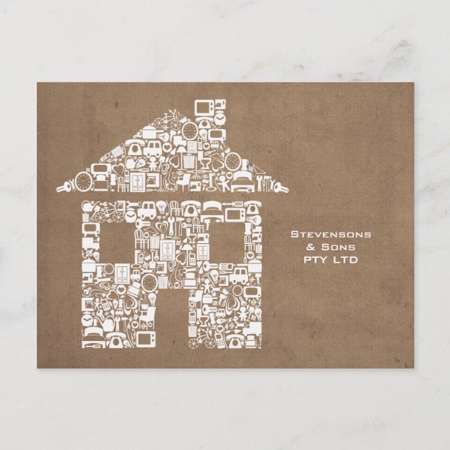 Tarjeta de marketing promocional para empresas dom (Anverso)