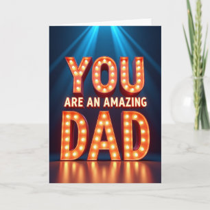 Tarjeta de marquesina de Papá Brillante Tuyo