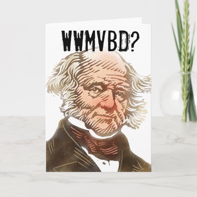 Tarjeta de Martin Van Buren (Anverso)