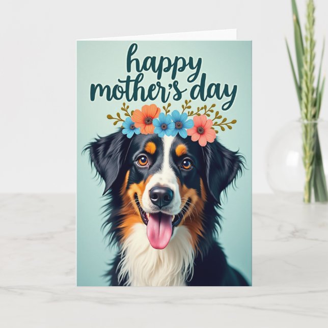 Tarjeta de mascota con patrón de rayas (Anverso)