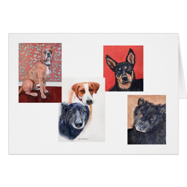 Tarjeta de mascotas de Mary Dunham Walters (Anverso (Horizontal))
