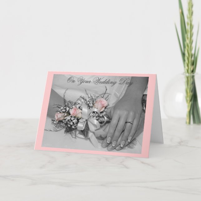 Tarjeta de matrimonio elegante (Anverso)