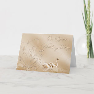 Tarjeta de matrimonio elegante