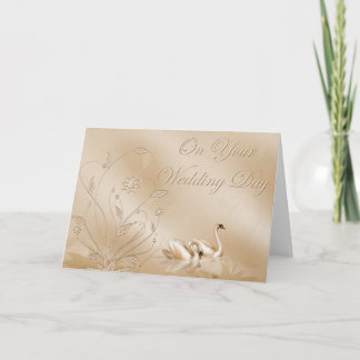 Tarjeta de matrimonio elegante