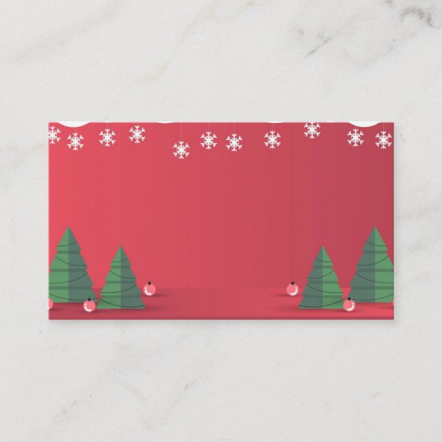 Tarjeta de matrimonio para Navidades (Anverso)