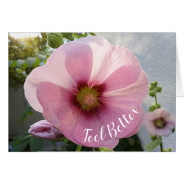 Tarjeta de mayor calidad para la flor rosa brillan