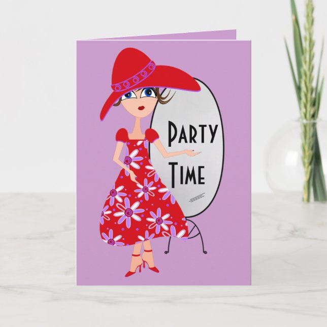 Tarjeta de mayor calidad y sobres (Anverso)