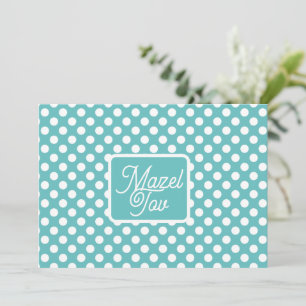 Tarjeta de Mazel Tov Tarjeta de Felicitaciones, Az