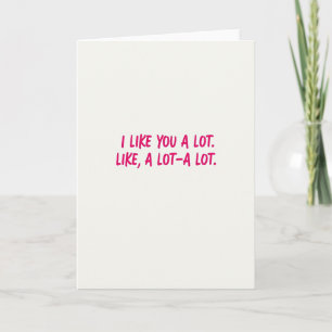 Tarjeta de Me Gustas Mucho