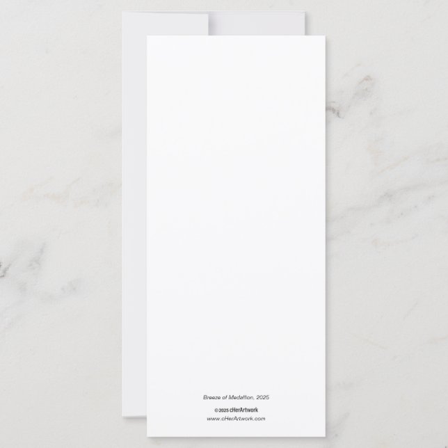 Tarjeta de Medallón de Jubileo de Oro de DigAI (Reverso)