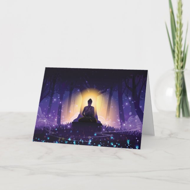 Tarjeta de mediación de Buda (Anverso)