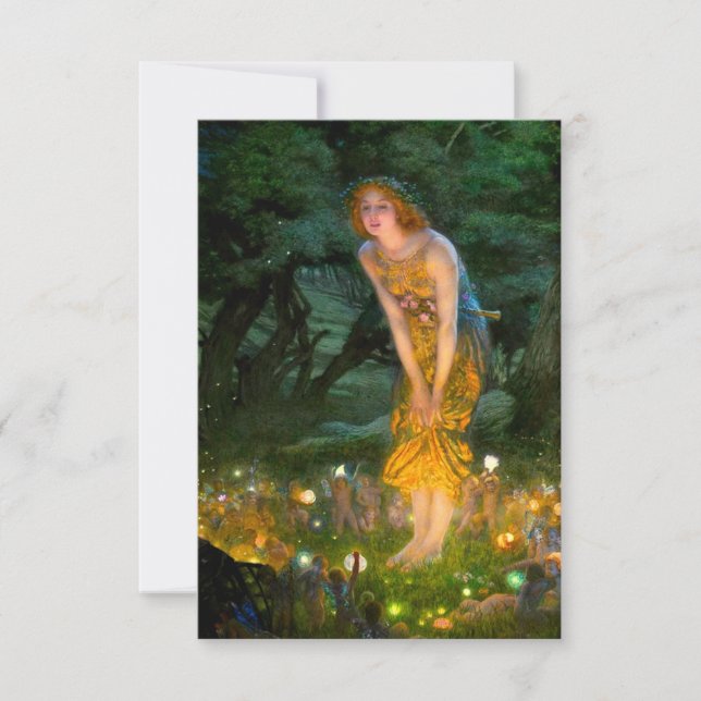 Tarjeta de Mediana Nove Edward Robert Hughes (Anverso)