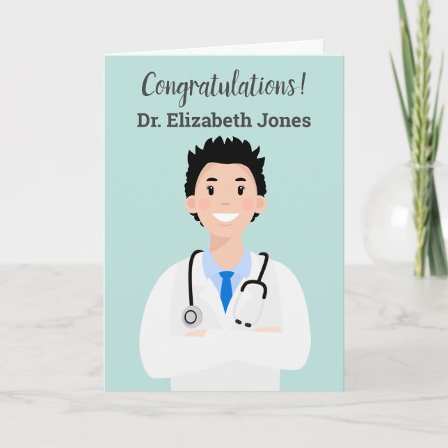 Tarjeta de Médica de avatar personalizada (Anverso)