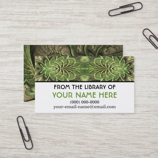 Tarjeta de medios personalizada Hum de verano (Anverso/Reverso In Situ)