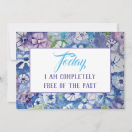 Tarjeta de Meditación de Afirmación de Oración de