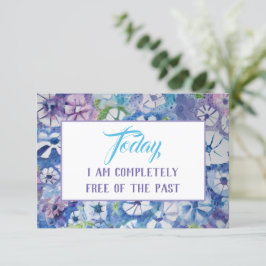 Tarjeta de Meditación de Afirmación de Oración de