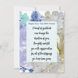 Tarjeta de meditación de versículos de la Biblia d