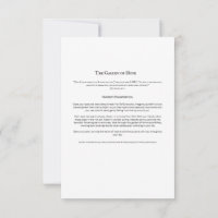 Tarjeta de Meditación Jardín de Esperanza | Guión