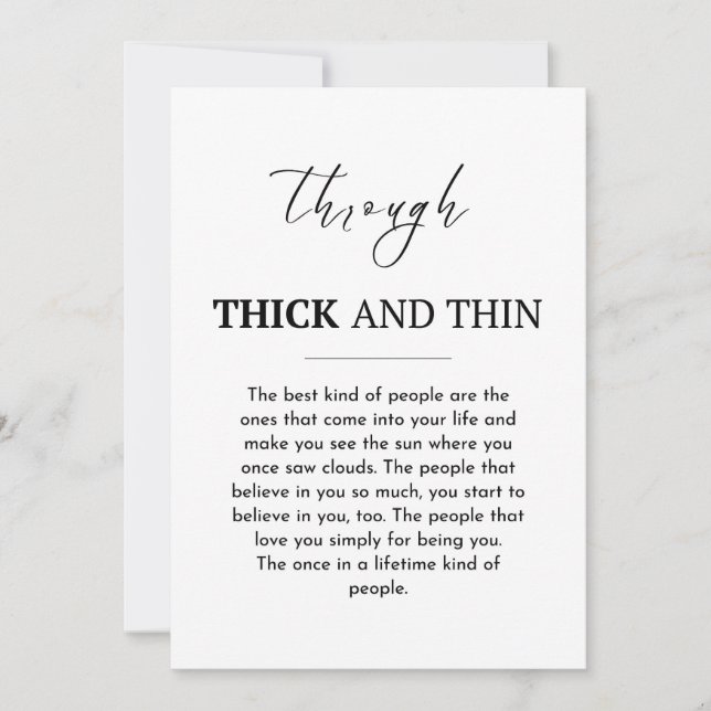 Tarjeta de mejor amigo, carta de amistad significa (Anverso)