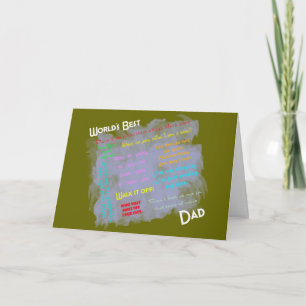 Tarjeta de mejor dadismo del mundo