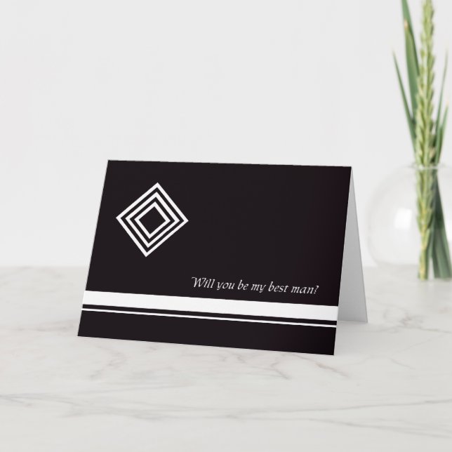 Tarjeta de Mejor Hombre Diamante (Anverso)