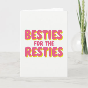 Tarjeta de Mejores Amigas para Siempre