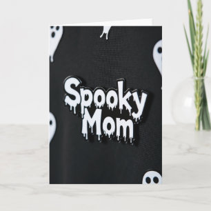 Tarjeta de Mejores Deseos de Mamá Espeluznante