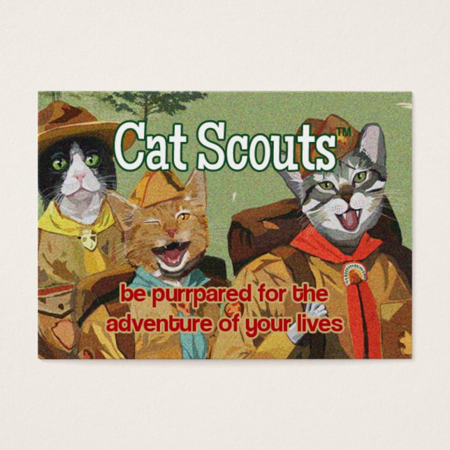 Tarjeta de membresía Cat Scouts (TM) (Frente)
