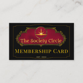 Tarjeta de membresía del Círculo de la Sociedad