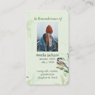 Tarjeta de memoria conmemorativa Árboles de primav