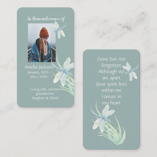 Tarjeta de memoria conmemorativa Flora de agua (Anverso / Reverso)