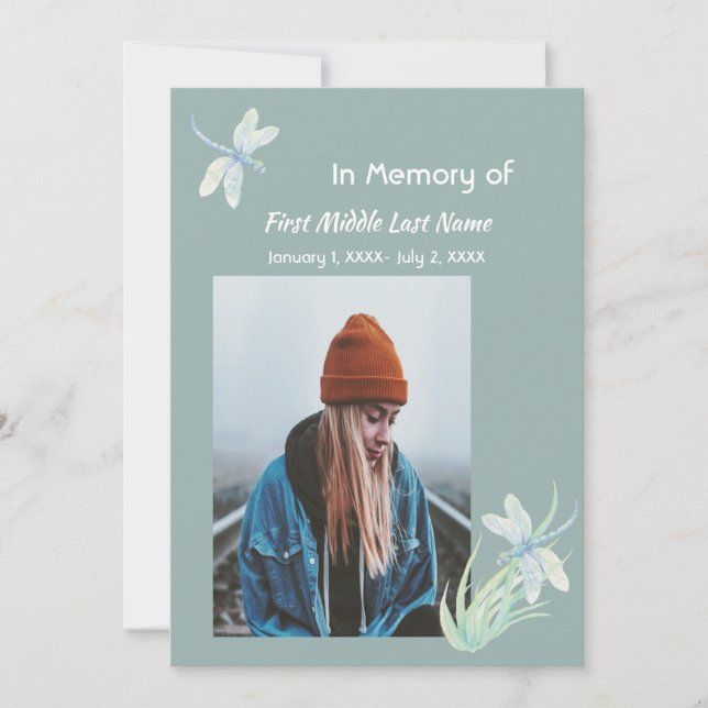 Tarjeta de memoria conmemorativa Flora de agua (Anverso)