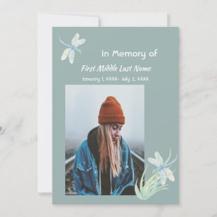 Tarjeta de memoria conmemorativa Flora de agua