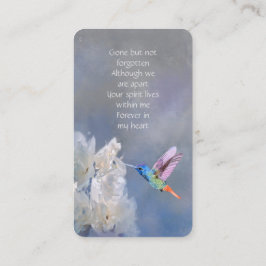 Tarjeta de memoria conmemorativa Flores blancas Hu