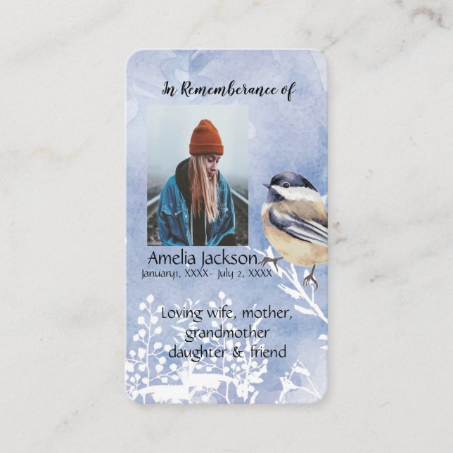 Tarjeta de memoria conmemorativa Pájaro de pollo (Anverso)