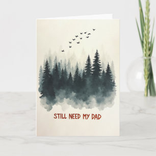 Tarjeta de Memoria de Papás del Bosque Brumoso