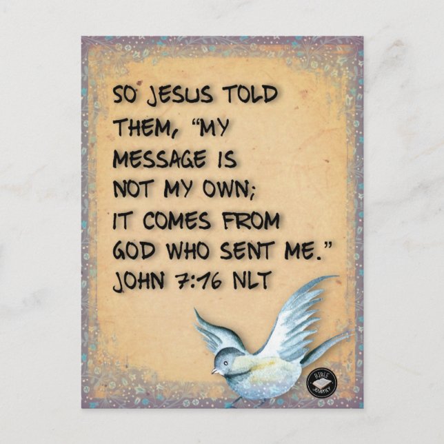 Tarjeta de memoria de verso de la Biblia tamaño po (Anverso)