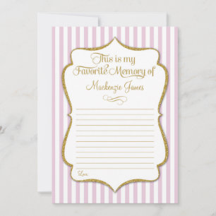 Tarjeta de memoria favorita Recuerdos de cumpleaño