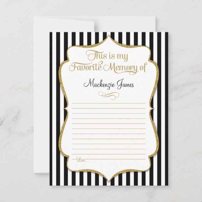 Tarjeta de memoria favorita Recuerdos de cumpleaño (Anverso)