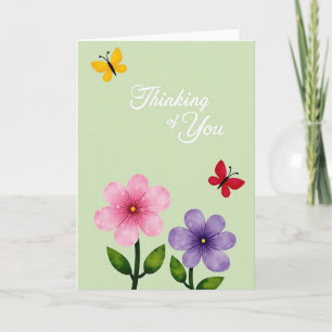 Tarjeta de Memoria Floral de Lunares