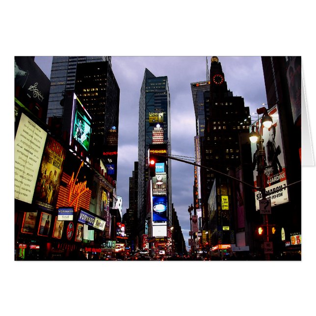 Tarjeta de memoria New York Card Times Square New  (Anverso (Horizontal))