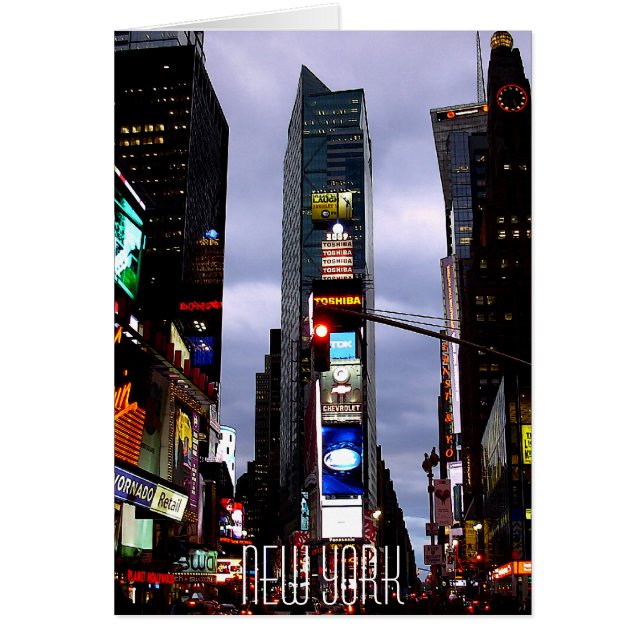 Tarjeta de memoria New York Card Times Square New  (Frente)